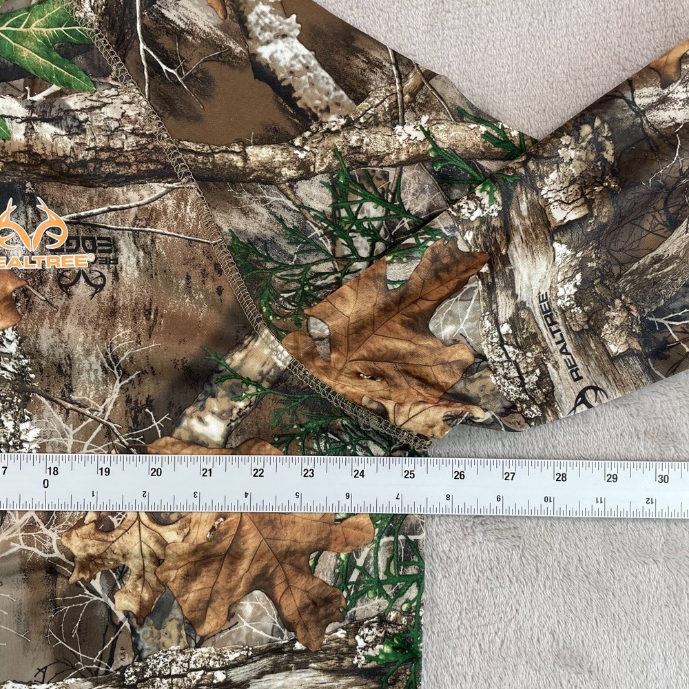 Realtree EDGE Scent Control Crew Top Men XL Camouflage Performance Thermal NWOT - Picture 6 of 7